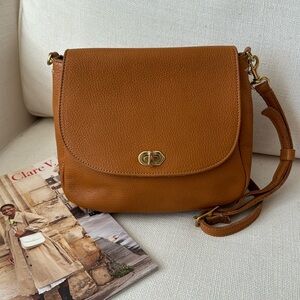 Clare V Turnlock Louis - Pebble Grain Leather